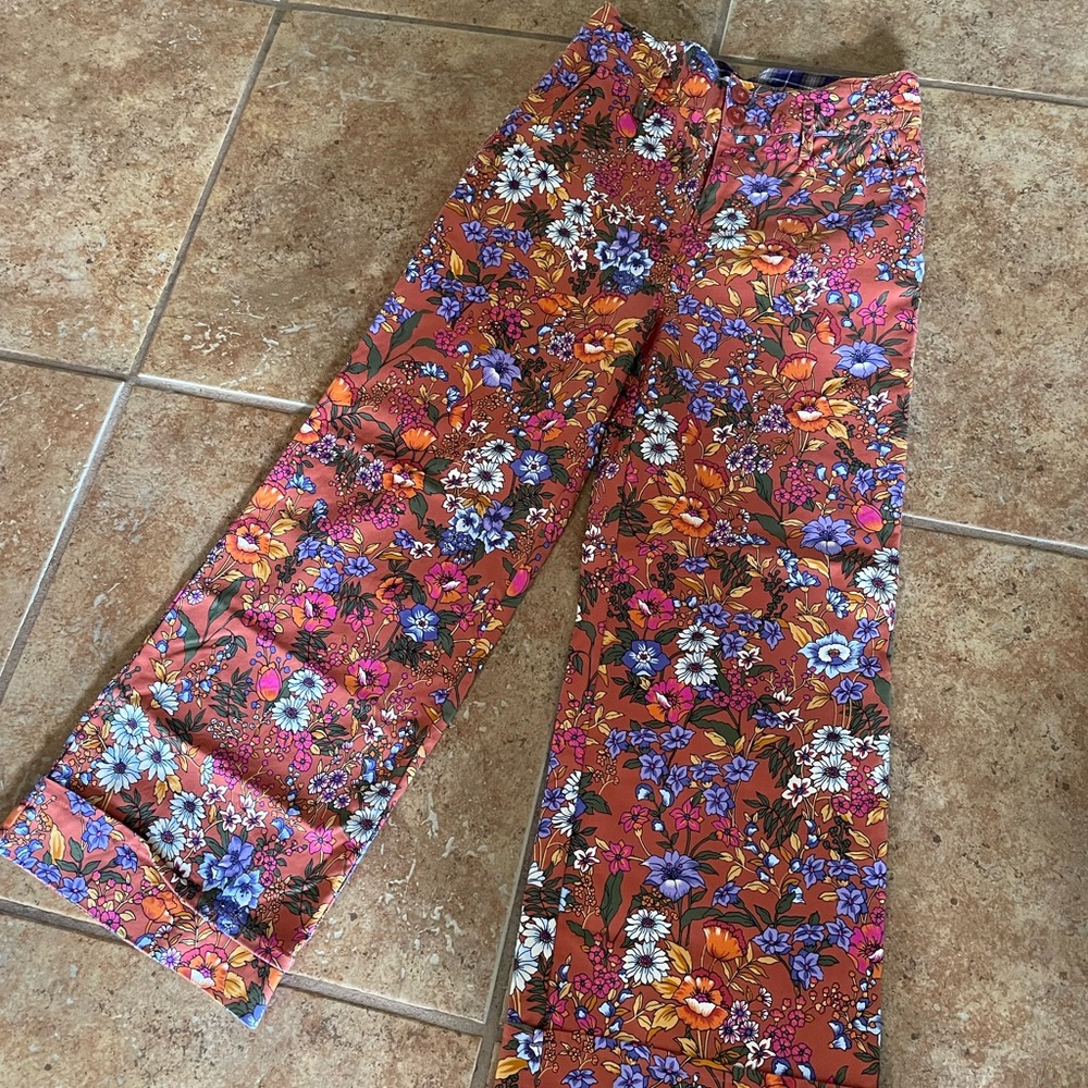 Maeve by Anthropologie Cropped Wide-Leg Pant